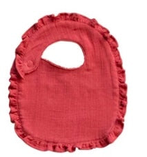 WOVEN COTTON TERRY DOUBLE CLOTH BABY BIB