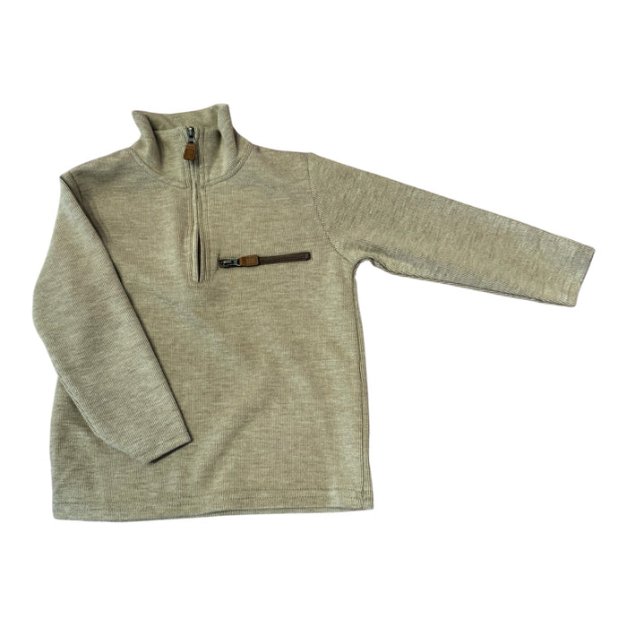 Kingston 1/4 Zip Pullover Tan