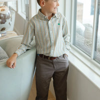 Performance Button Down Acorn Plaid