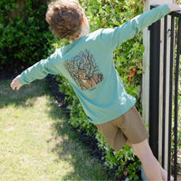 Buck Ls Tee Sage