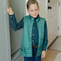 Quilted Vest Forest