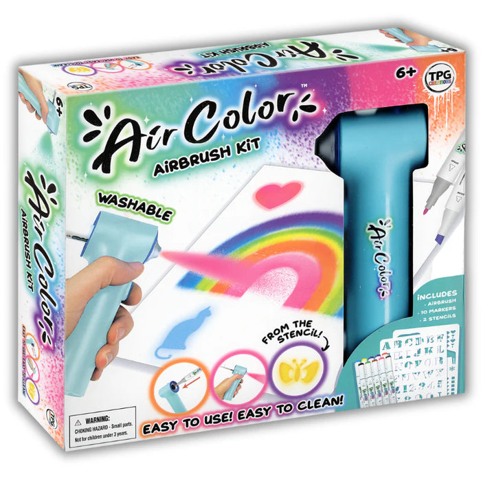 AIR COLOR BRUSH10 COLOR KIT AIRBRUSH WATER PAINT MARKERS