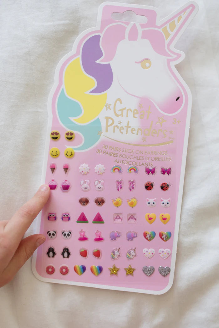 GREAT PRETENDER UNICORN STICKER EARRINGS