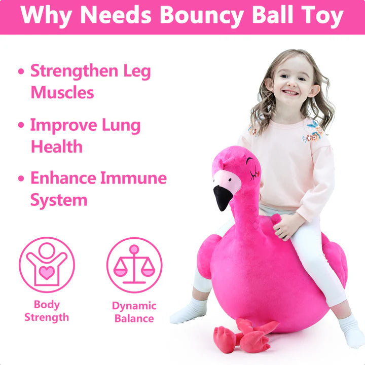 IPLAY ILEARN BOUNCY FLAMINGO