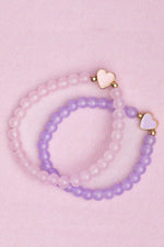 GREAT PRETENDERS BOUTIQUE CHIC WITH ALL MY HEART BRACELETS 2 PC