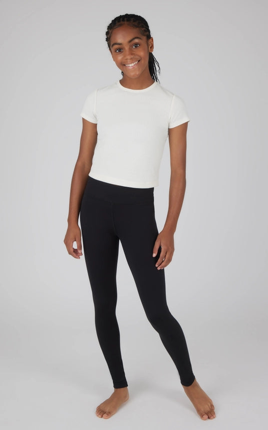 GIRLS CROSS & EVERYDAY LEGGINGS BLACK