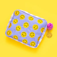 TAYLOR ELLIOTT DESIGNS SMILEY LARGE POUCH