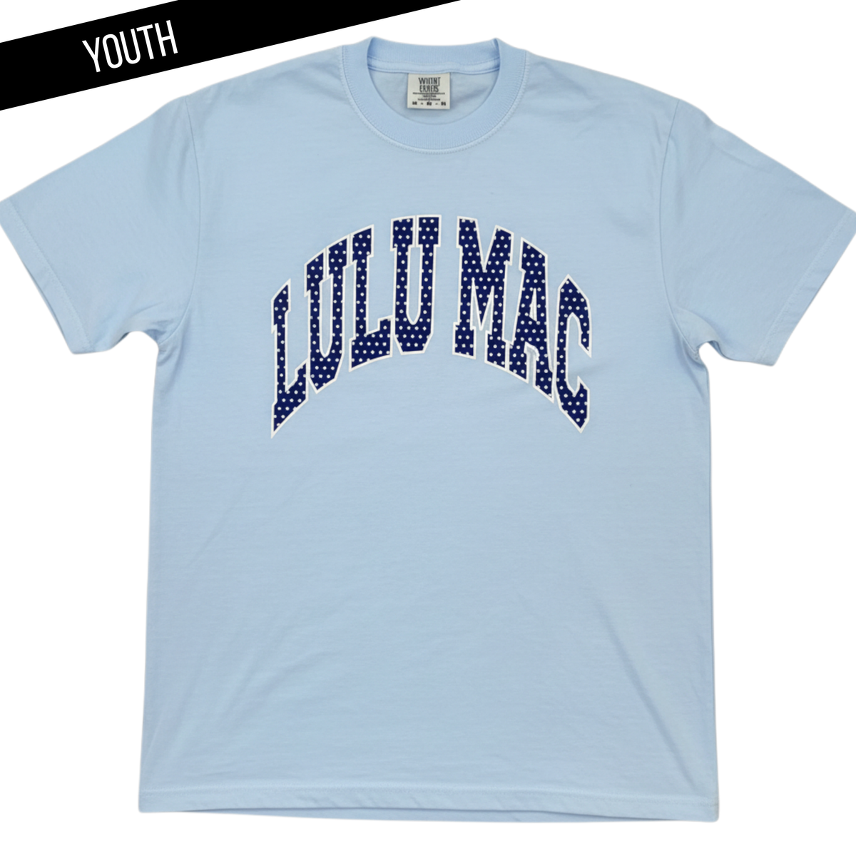Dot Chambray Youth Comfort Colors Tee