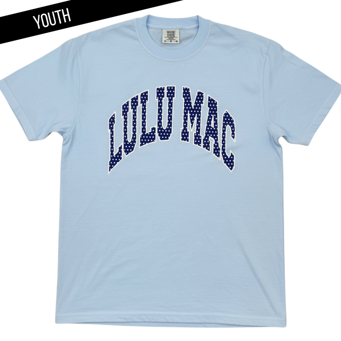 Dot Chambray Youth Comfort Colors Tee