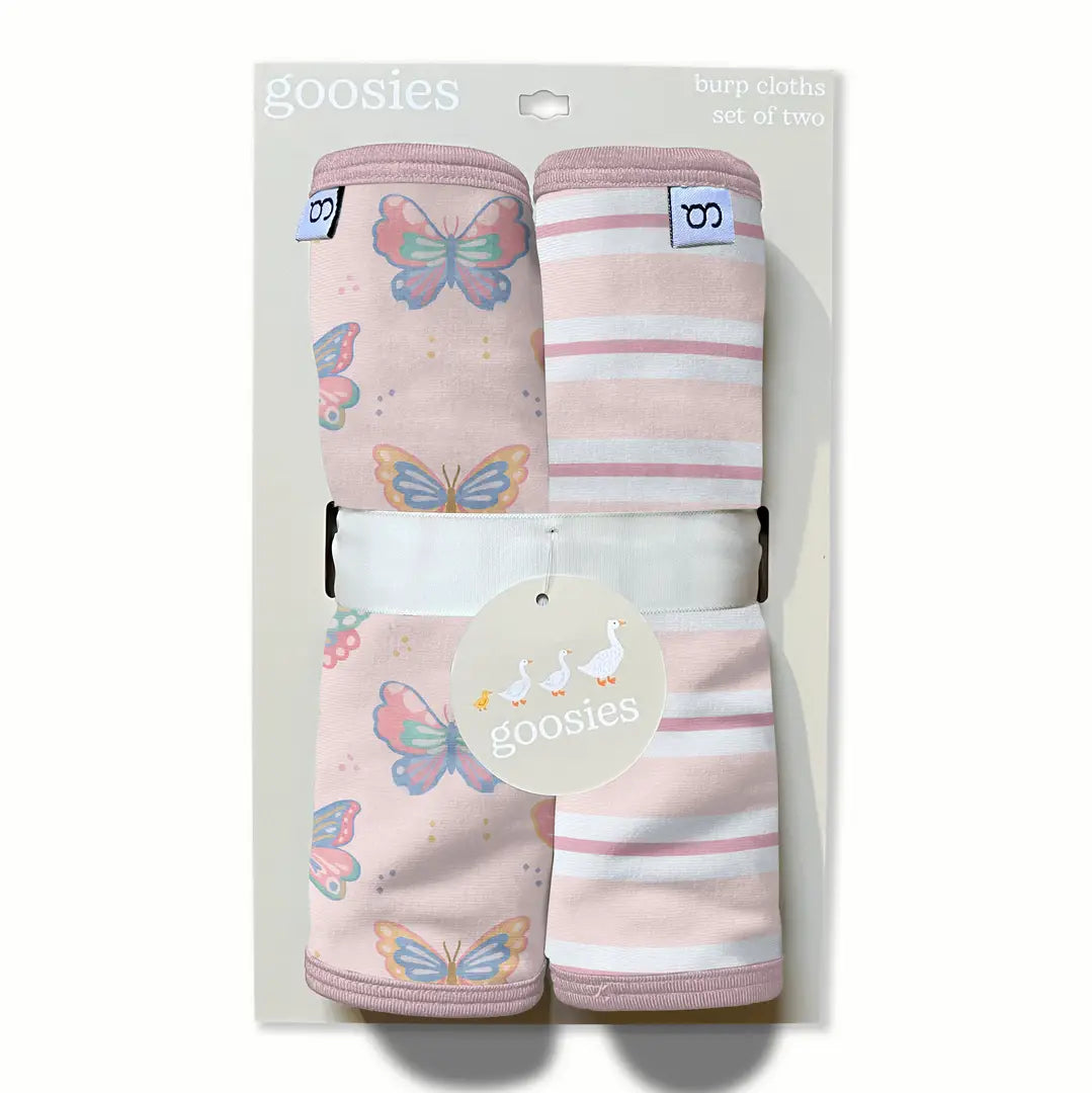 Goosies Burp Set Butterfly Bliss