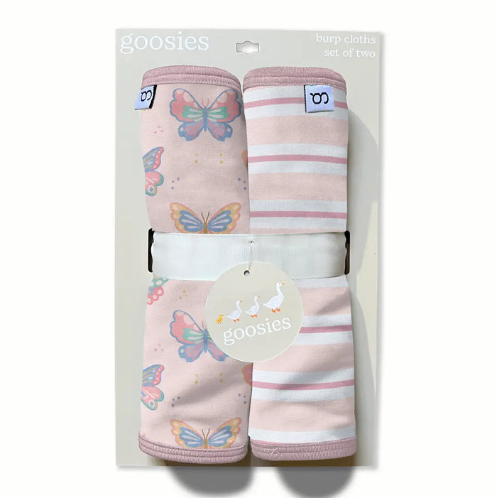 Goosies Burp Set Butterfly Bliss