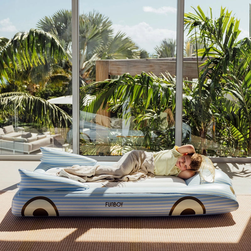 FUNBOY BLUE CONVERTIBLE KIDS SLEEPOVER AIR MATTRESS