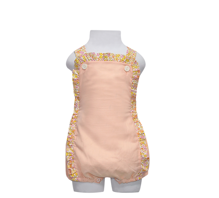 ORANGE NICKY PETAL AND PLAY SUNSUIT