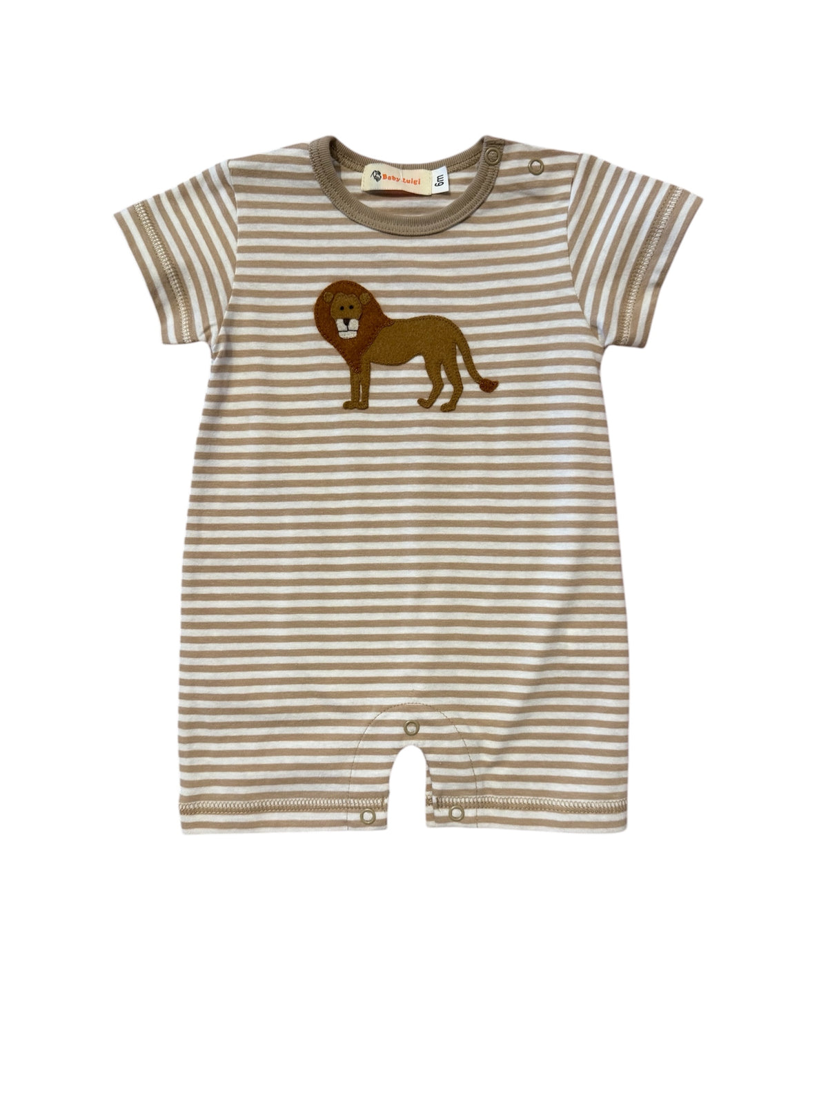 LUIGI SAND STRIP LION ROMPER