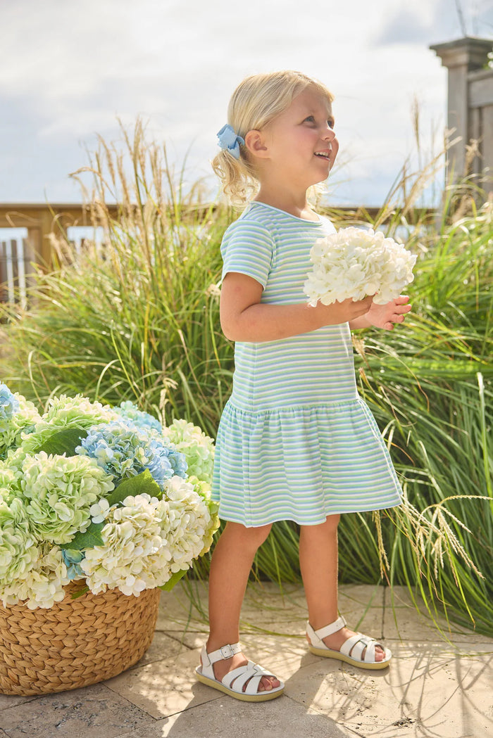 KARI TSHIRT DRESS GREENVIEW STRIPE