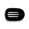 TELETIES JET BLACK MEDIUM FLAT ROUND CLIP