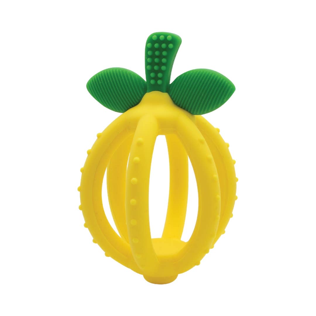 Bitzy Biter™ Teething Ball Baby Teether Lemon