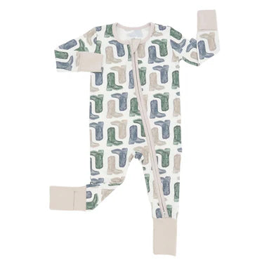 HAMNER HILL DOUBLE ZIPPER ROMPER BOYS BACKROAD BOOTS