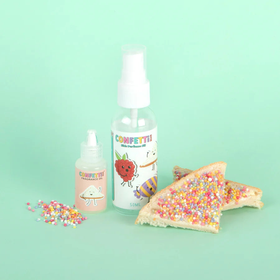 CONFETTI BLUE FAIRY BREAD  MINI PERFUME MAKING KIT