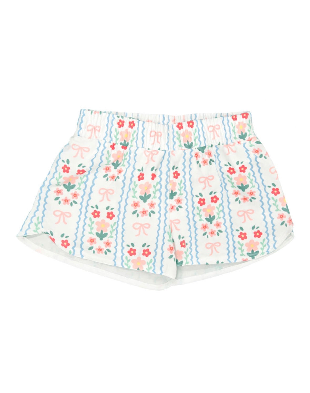 FLORAL BOW SHORTS