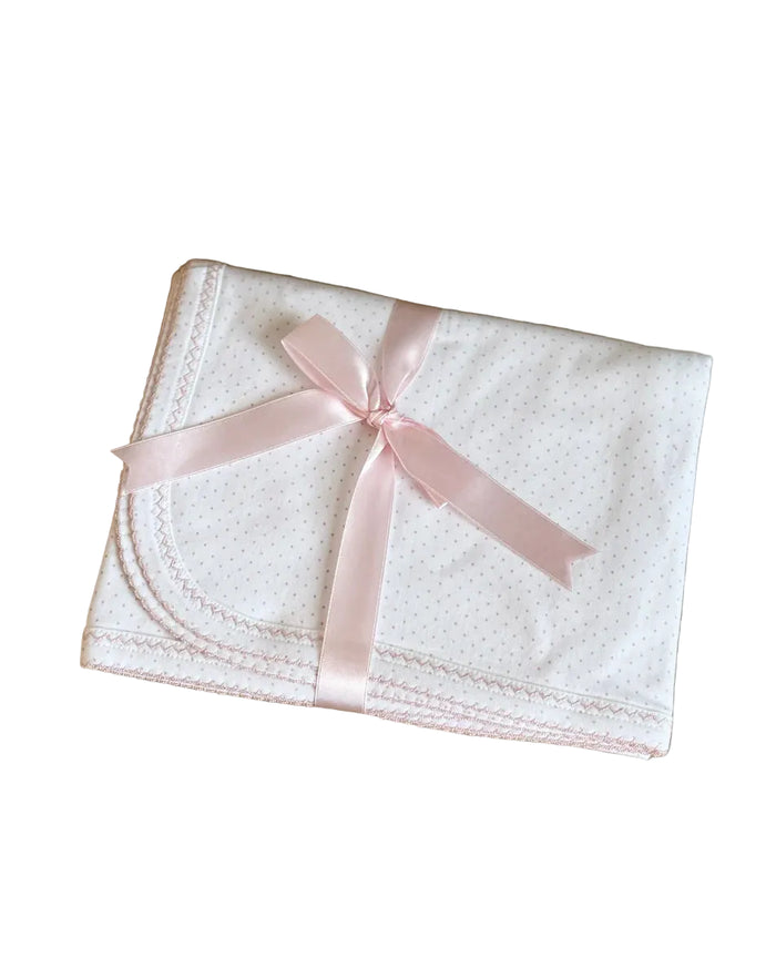 Pink Micro Dot Blanket