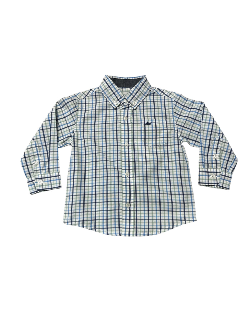 SOUTHBOUND DRESS SHIRT NAVY/BLUE/GREEN