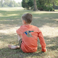Mallard Ls Tee Rust