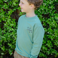 Buck Ls Tee Sage