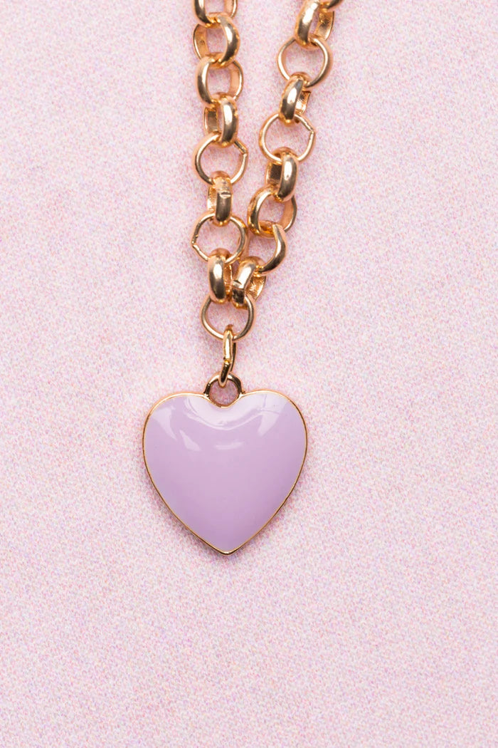 GREAT PRETENDERS BOUTIQUE CHUNKY CHAIN HEART NECKLACE