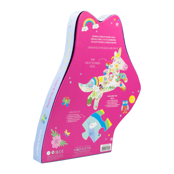 Jigsaw 40 Pc Rainbow Unicorn