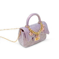 ZOMI GEMS CLASSIC SPARKLE TOP HANDLE HANDBAG PURPLE