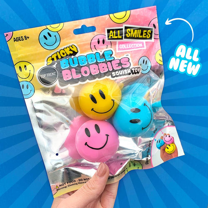 STICKY BUBBLE BLOBBIES HAPPY