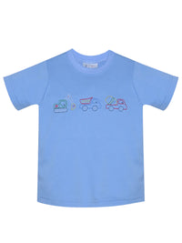 REMEMBER NGUYEN HOUSTON BLUE SHIRT CONSTRUCTION