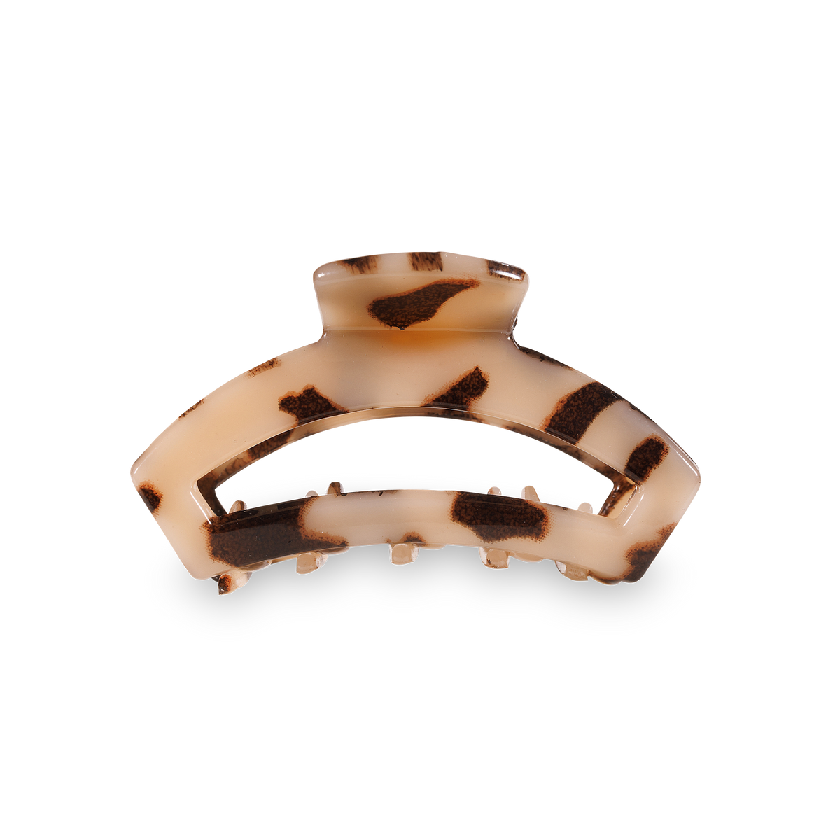 Open Hair Clip Tiny Blonde Tortoise