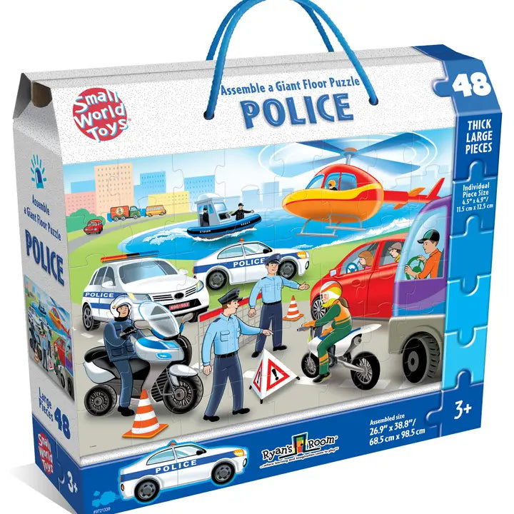 GIANT FLOOR PUZZLE POLICE