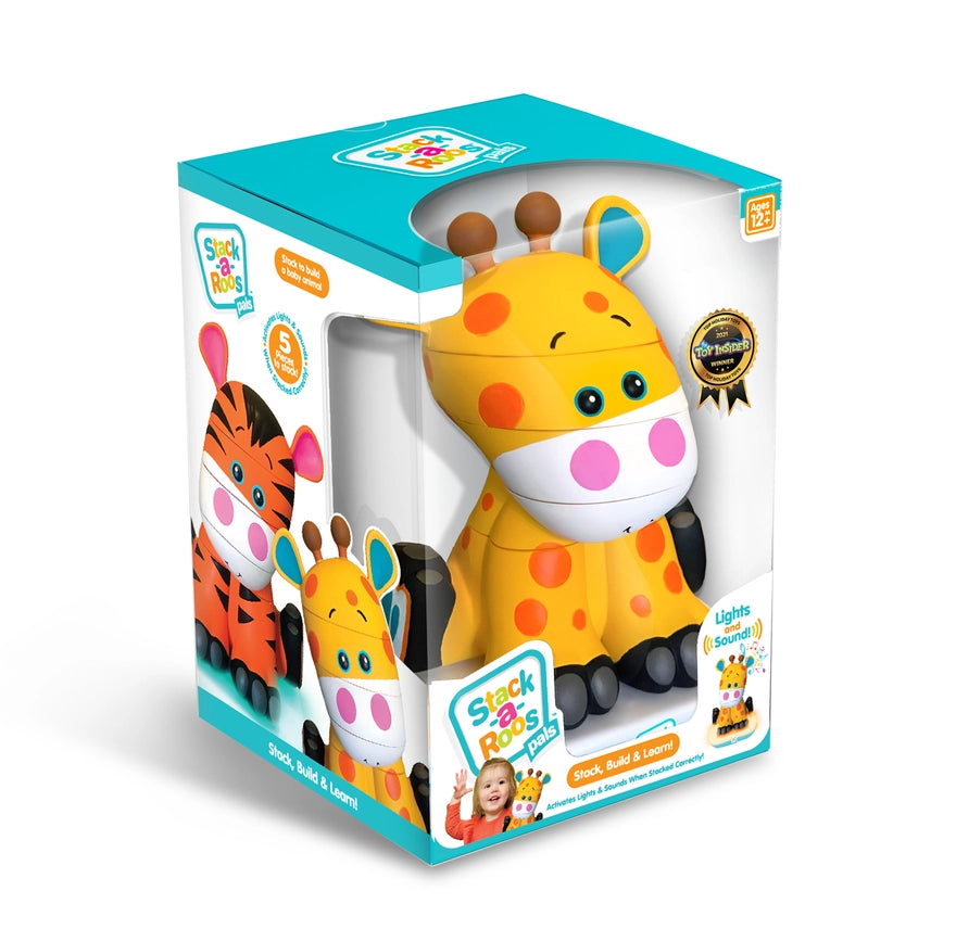 STACK-A-ROOS JUNGLE BABIES GIRAFFE