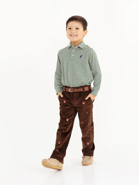 TBBC Prim & Proper Polo Grier Green Palmetto Pearl Stone