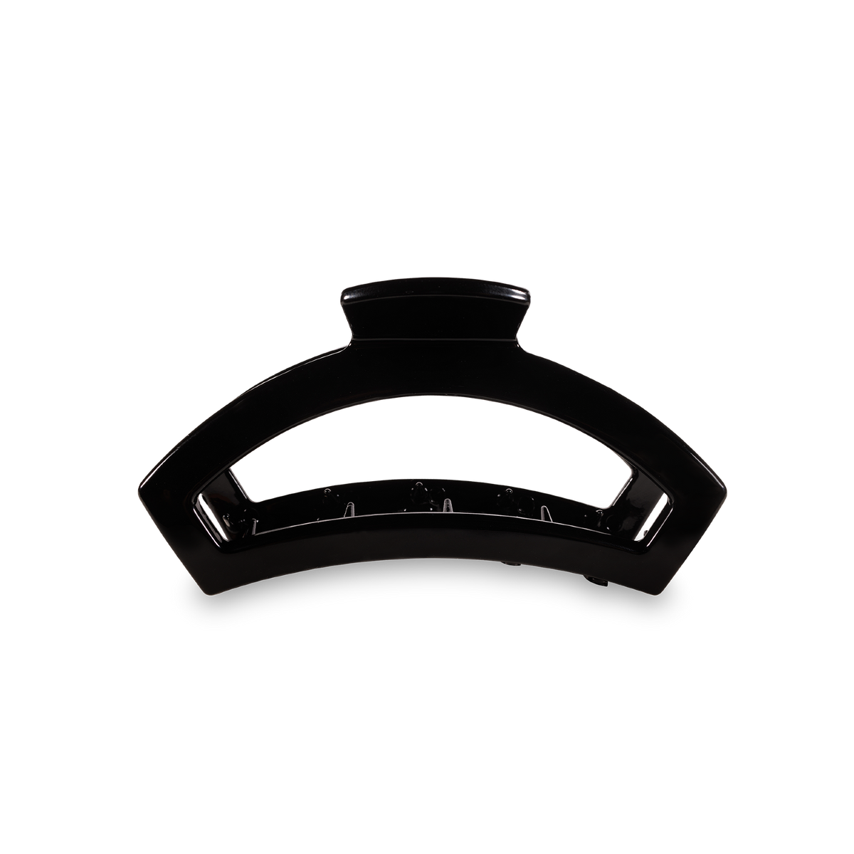 Open Hair Clip Small Jet Black