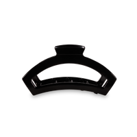 Open Hair Clip Small Jet Black