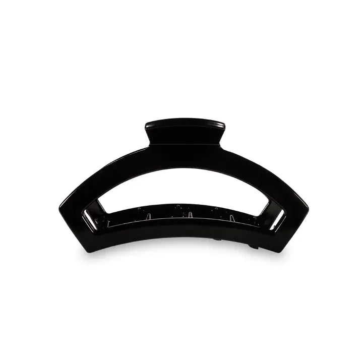 TELETIES OPEN JET BLACK SMALL HAIR CLIP