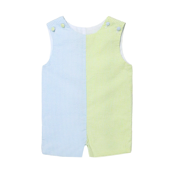 ZUCCINI COLORBLOCK ASHTON SHORTALL LIGHT BLUE MINI SEERSUCKER