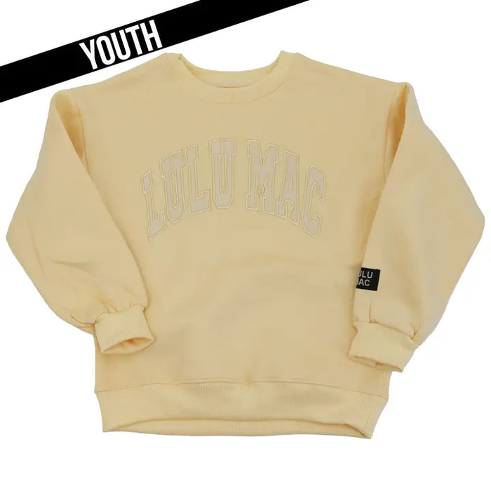 LULU MAC KIDS BUTTER SWEATSHIRT