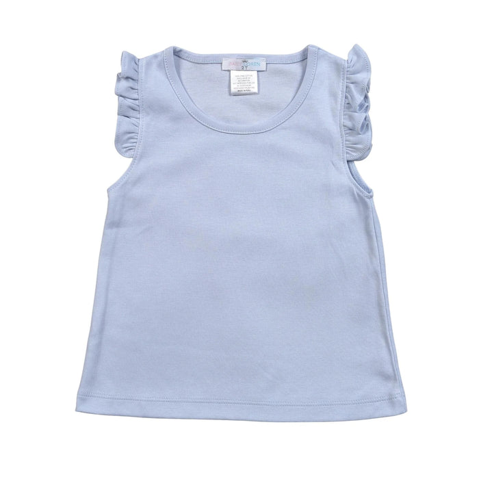 BABY LOREN BLUE BUTTERFLY SLEEVES TOP