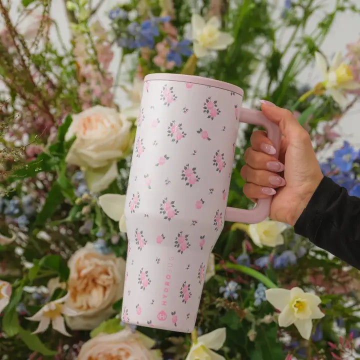 HYDROJUG WILDROSE 40 OZ TRAVELER TUMBLER