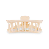 TELETIES OPEN ALMOND BEIGE MEDIUM HAIR CLIP