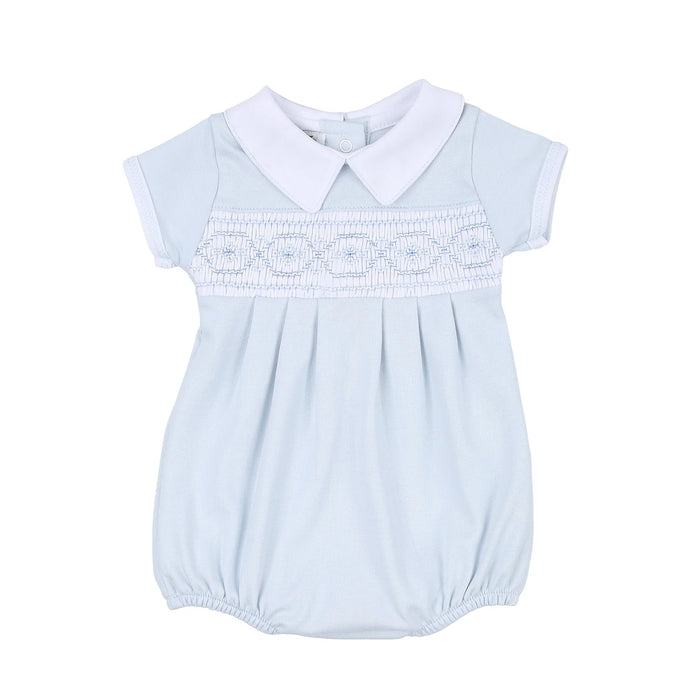 Smocked Bubble Blue