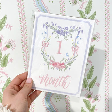 HAMNER HILL PURPLE CREST MILESTONE CARDS
