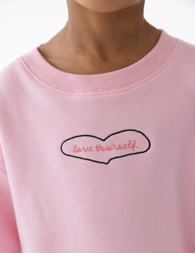 ELEVATED FAITH LOVE YOURSELF KIDS SWEATSHIRT