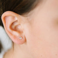 Pip Pop Post Diamond Stud Earrings