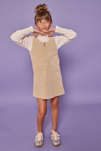 Retro Jumper Stone Herringbone Corduroy
